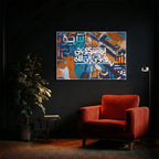 Innama Ashku Buathi Wa Hazni ila Allah – Arabic Calligraphy Wall Art (IS30)