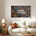 Innama Ashku Buathi Wa Hazni ila Allah – Arabic Calligraphy Wall Art (IS30)