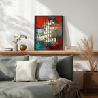 Man Sar ‘Ala Al-Darb Wasal – Arabic Calligraphy Wall Art (IS36)