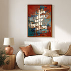 Man Sar ‘Ala Al-Darb Wasal – Arabic Calligraphy Wall Art (IS36)
