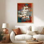 Man Sar ‘Ala Al-Darb Wasal – Arabic Calligraphy Wall Art (IS36)