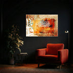 Wa Lasawfa Yu‘teeka Rabbuka Fatarda – Arabic Calligraphy Wall Art (IS39)