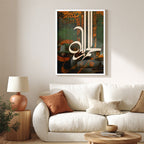 Alhamdulillah Arabic Calligraphy Wall Art (#IS51)