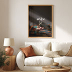 Lana Fi Allah Zann La Yakhib – Arabic Calligraphy Wall Art (IS8)