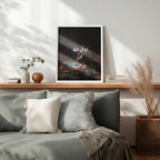 Lana Fi Allah Zann La Yakhib – Arabic Calligraphy Wall Art (IS8)