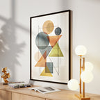 Geometric Muse – Modern Art Wall (MD1)