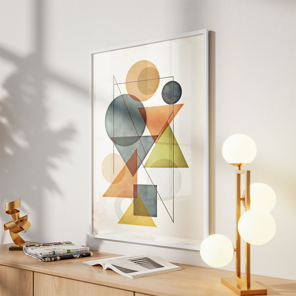 Geometric Muse – Modern Art Wall (MD1)