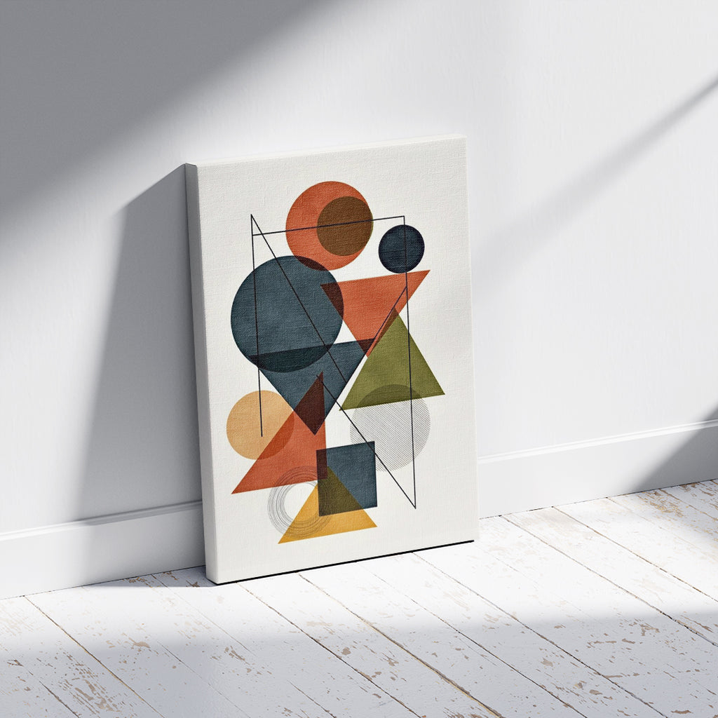 Geometric Muse – Modern Art Wall (MD1)