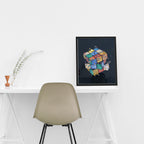 Cartographic Dream – Decorative Wall Visual (MD12)