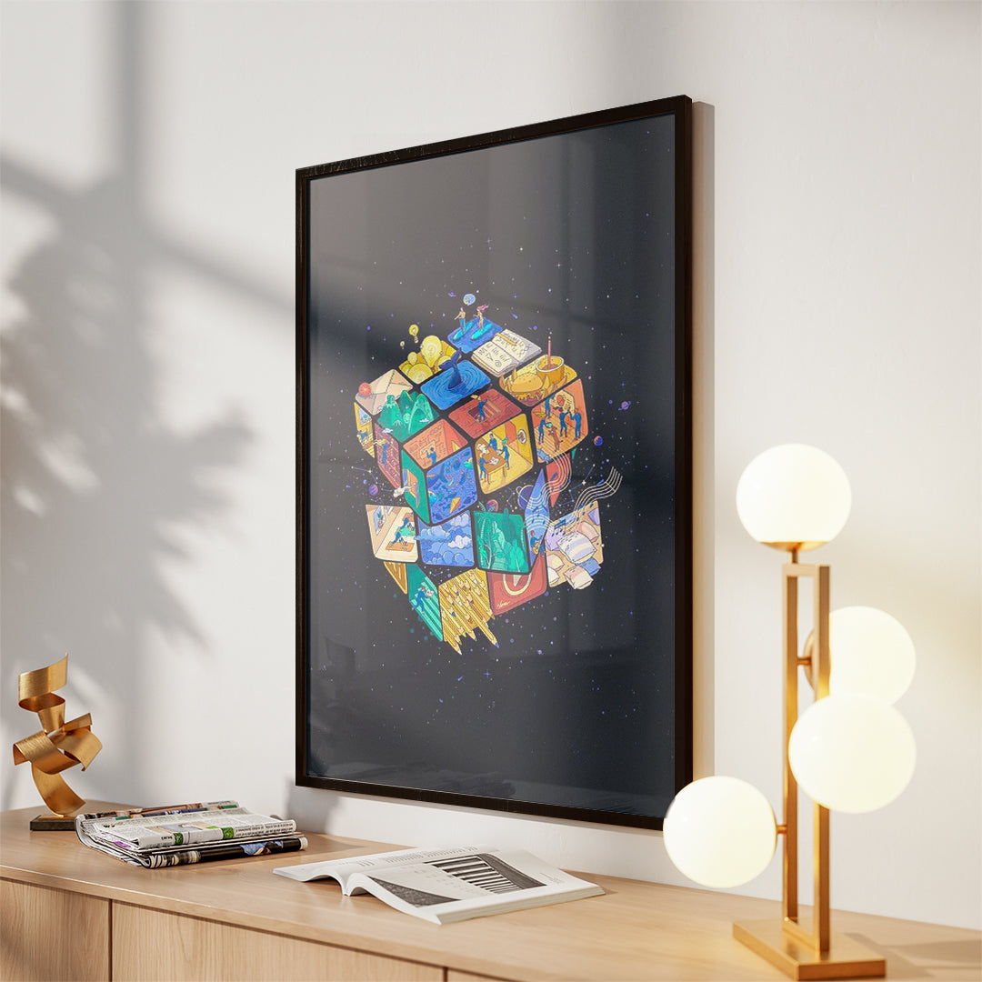 Cartographic Dream – Decorative Wall Visual (MD12)