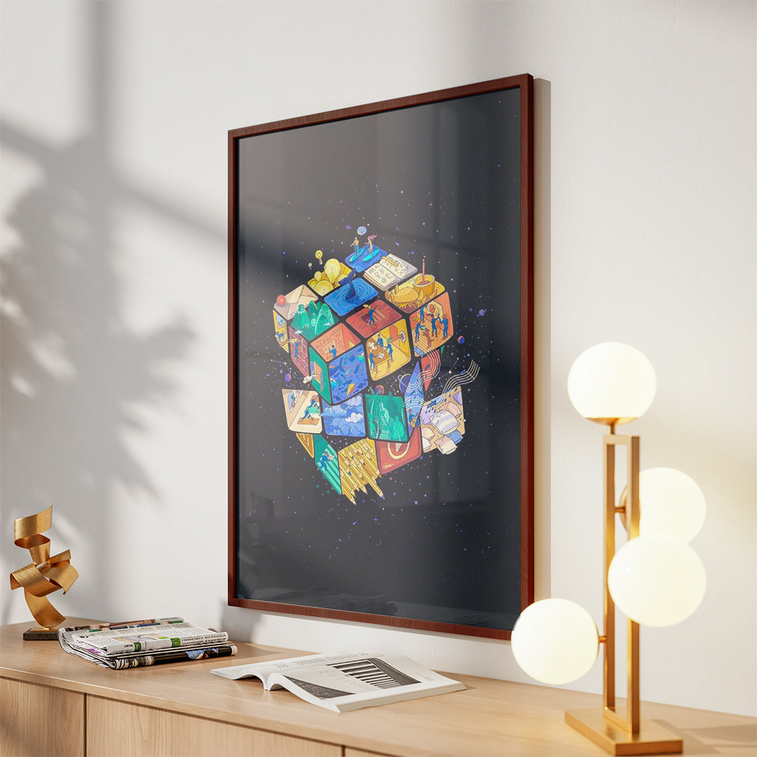 Cartographic Dream – Decorative Wall Visual (MD12)