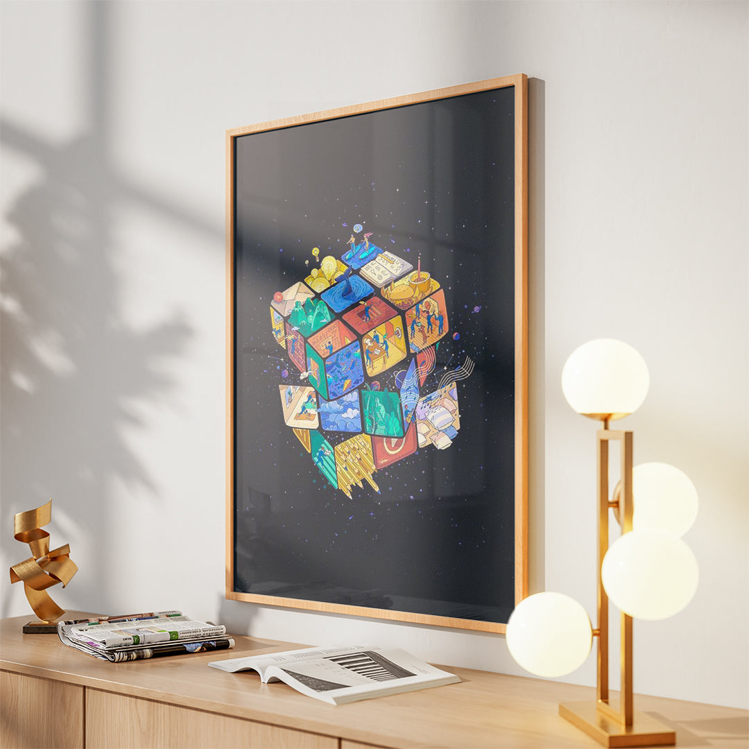 Cartographic Dream – Decorative Wall Visual (MD12)