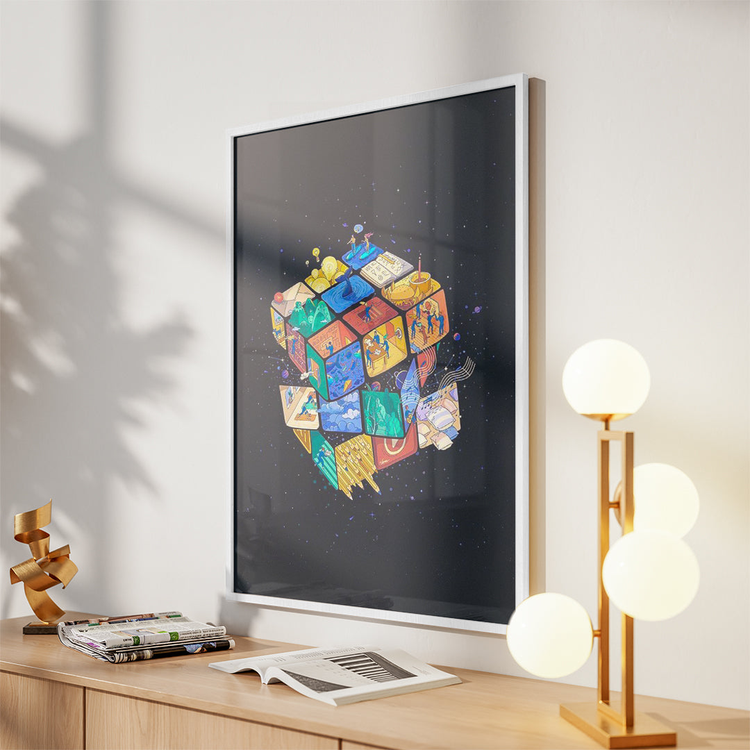 Cartographic Dream – Decorative Wall Visual (MD12)