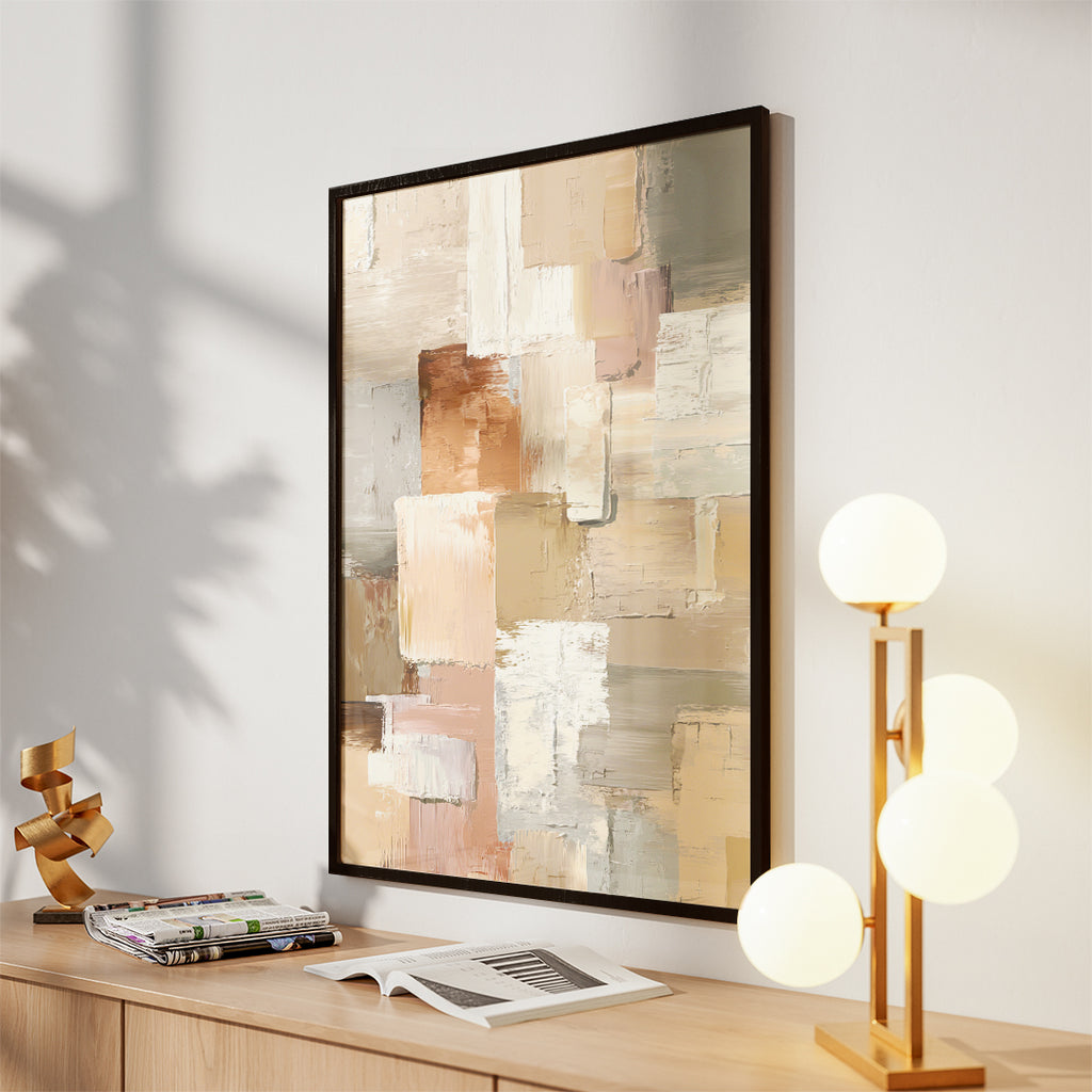 Earthy Balance – Interior Design Wall Frame (MD16)