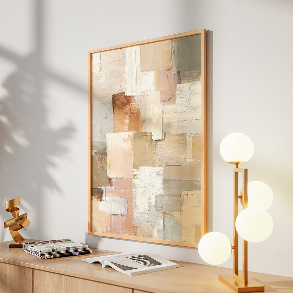 Earthy Balance – Interior Design Wall Frame (MD16)