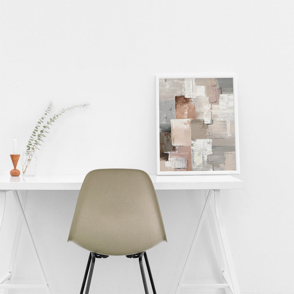 Earthy Balance – Interior Design Wall Frame (MD16)