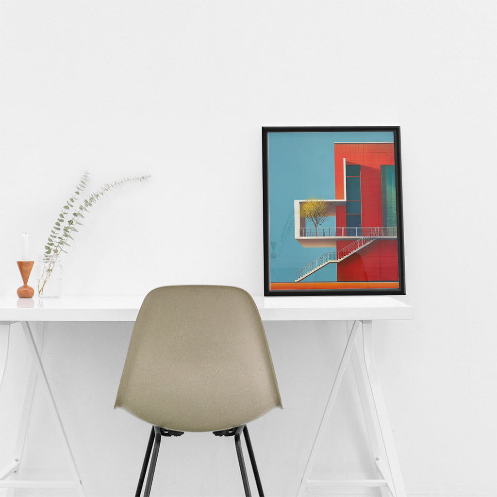 Geometric Window – Modern Art Wall (MD17)