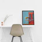 Geometric Window – Modern Art Wall (MD17)