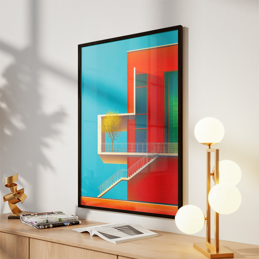 Geometric Window – Modern Art Wall (MD17)