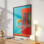 Geometric Window – Modern Art Wall (MD17)