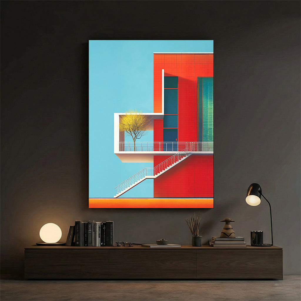 Geometric Window – Modern Art Wall (MD17)