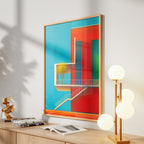 Geometric Window – Modern Art Wall (MD17)