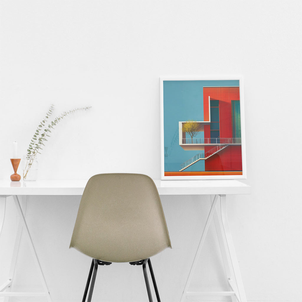 Geometric Window – Modern Art Wall (MD17)