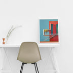 Geometric Window – Modern Art Wall (MD17)