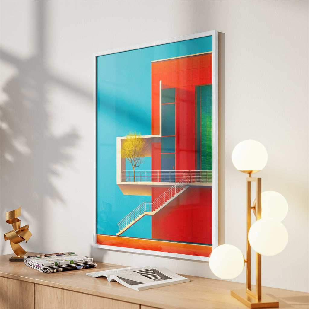 Geometric Window – Modern Art Wall (MD17)