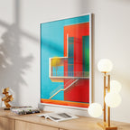 Geometric Window – Modern Art Wall (MD17)