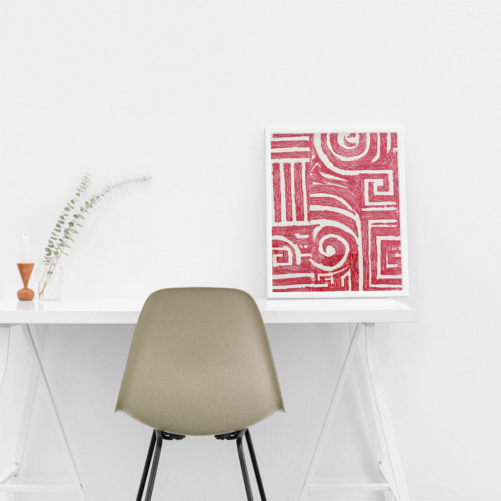 Symbolic Heat – Contemporary Wall Frame (MD18)