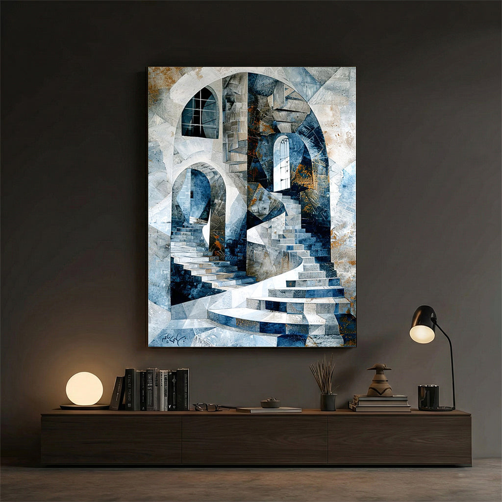 Reflections in Blue - Interior Design Piece (MD2)