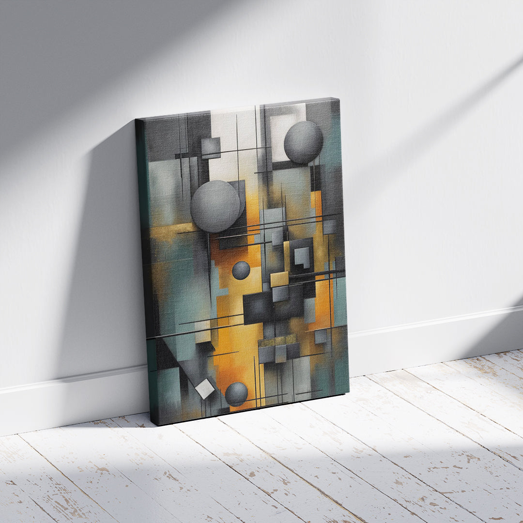 Concrete & Gold – Modern Design Panel (MD22)