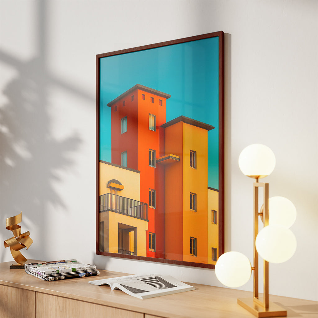 City in Color – Artistic Wall Accent (MD23)