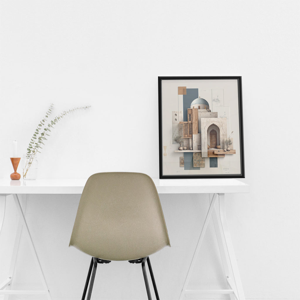 Earthen Facade – Contemporary Wall Frame (MD24)