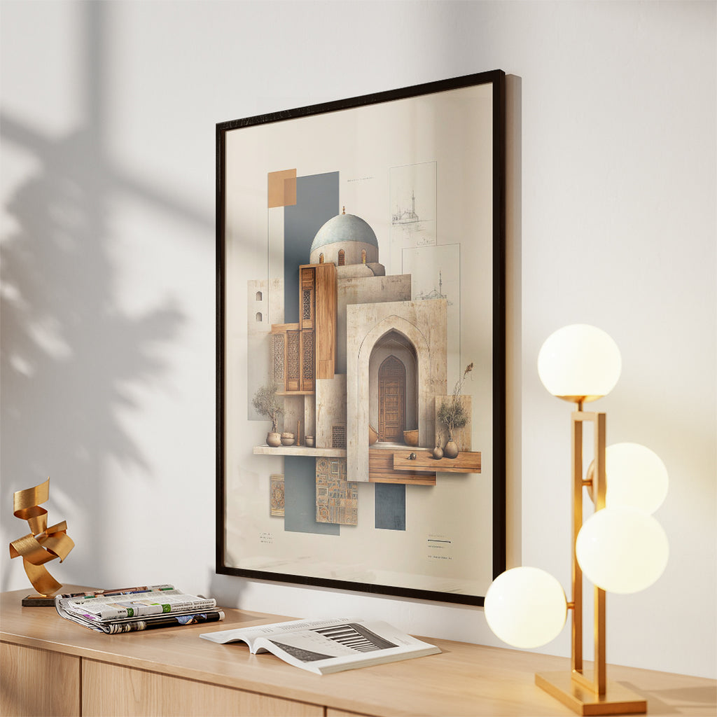 Earthen Facade – Contemporary Wall Frame (MD24)