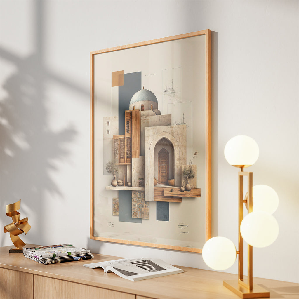 Earthen Facade – Contemporary Wall Frame (MD24)