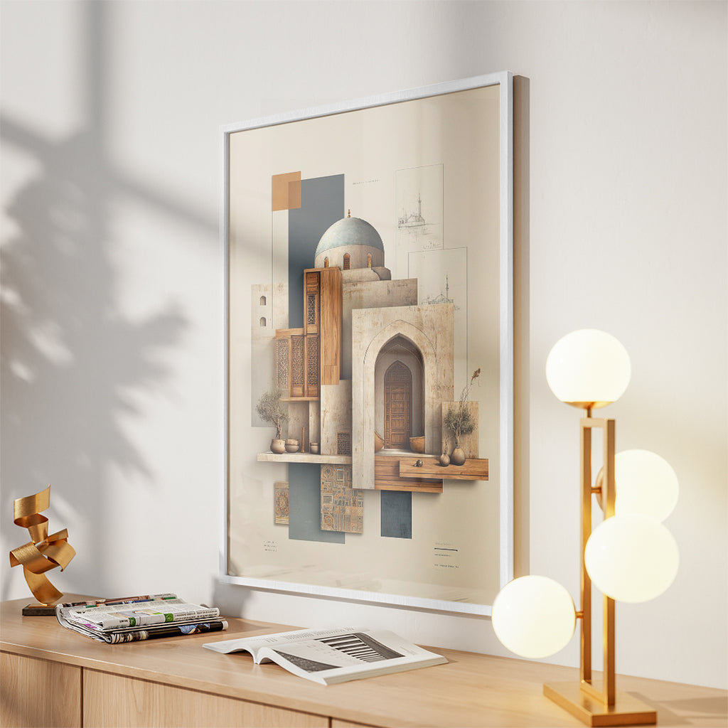 Earthen Facade – Contemporary Wall Frame (MD24)