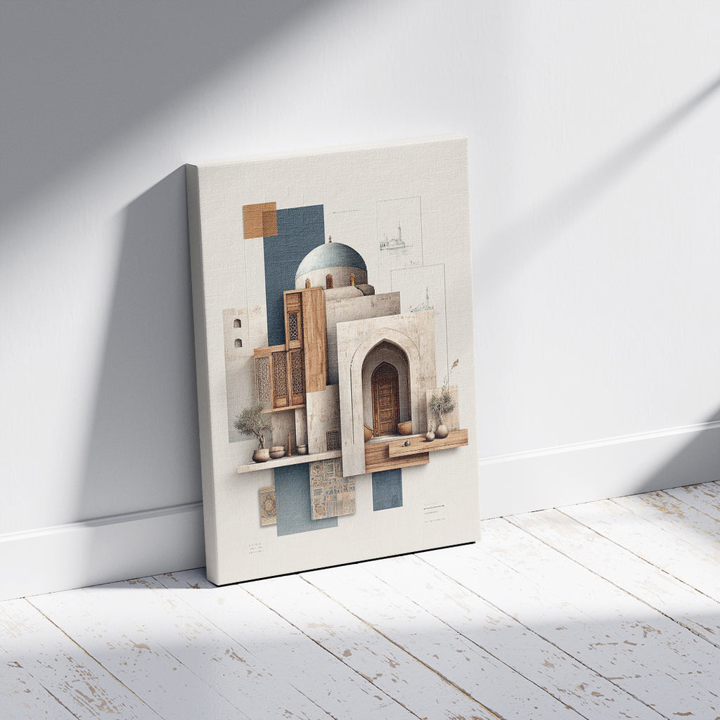 Earthen Facade – Contemporary Wall Frame (MD24)
