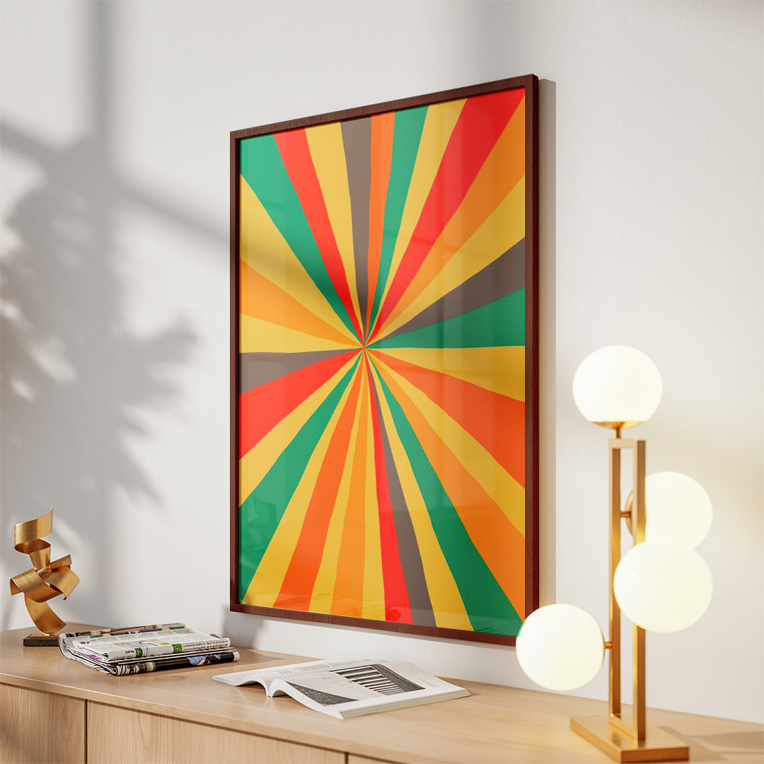 Chromatic Spin – Decorative Wall Visual (MD26)