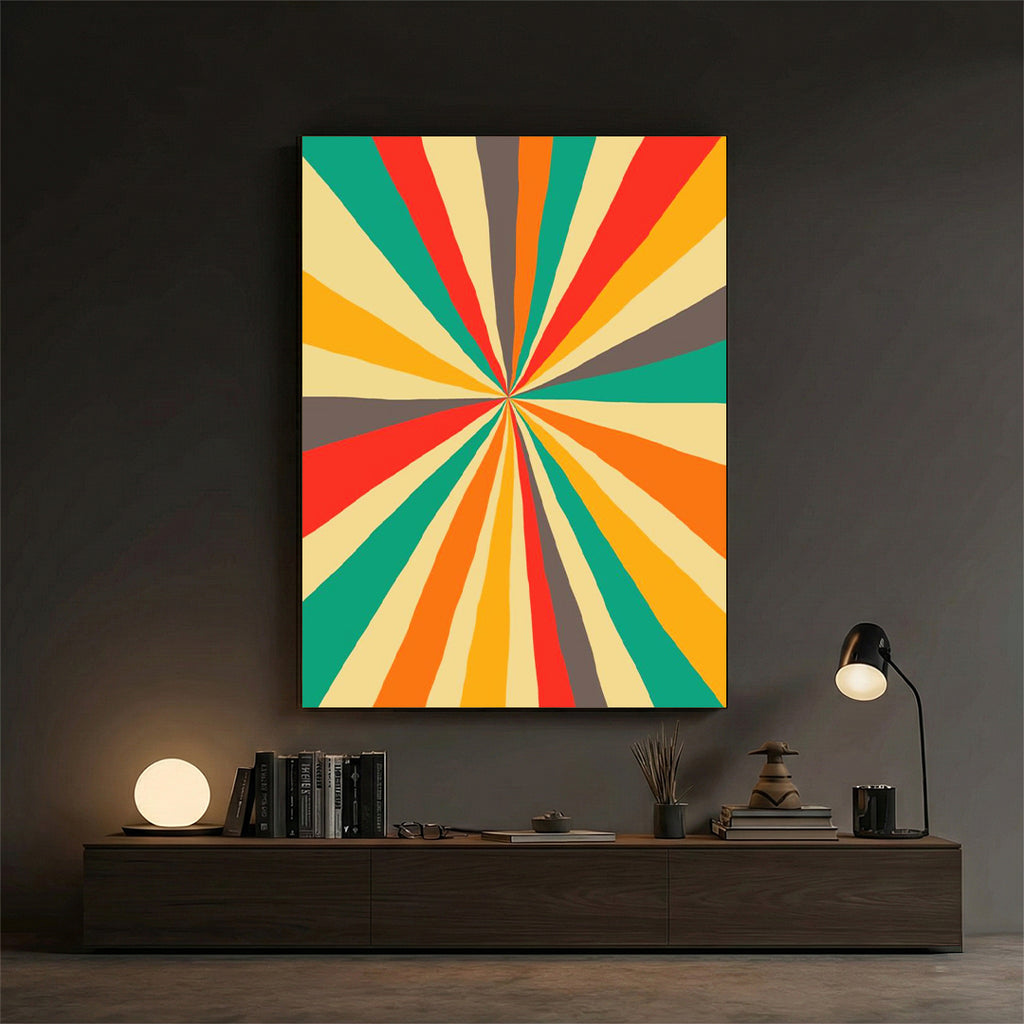 Chromatic Spin – Decorative Wall Visual (MD26)