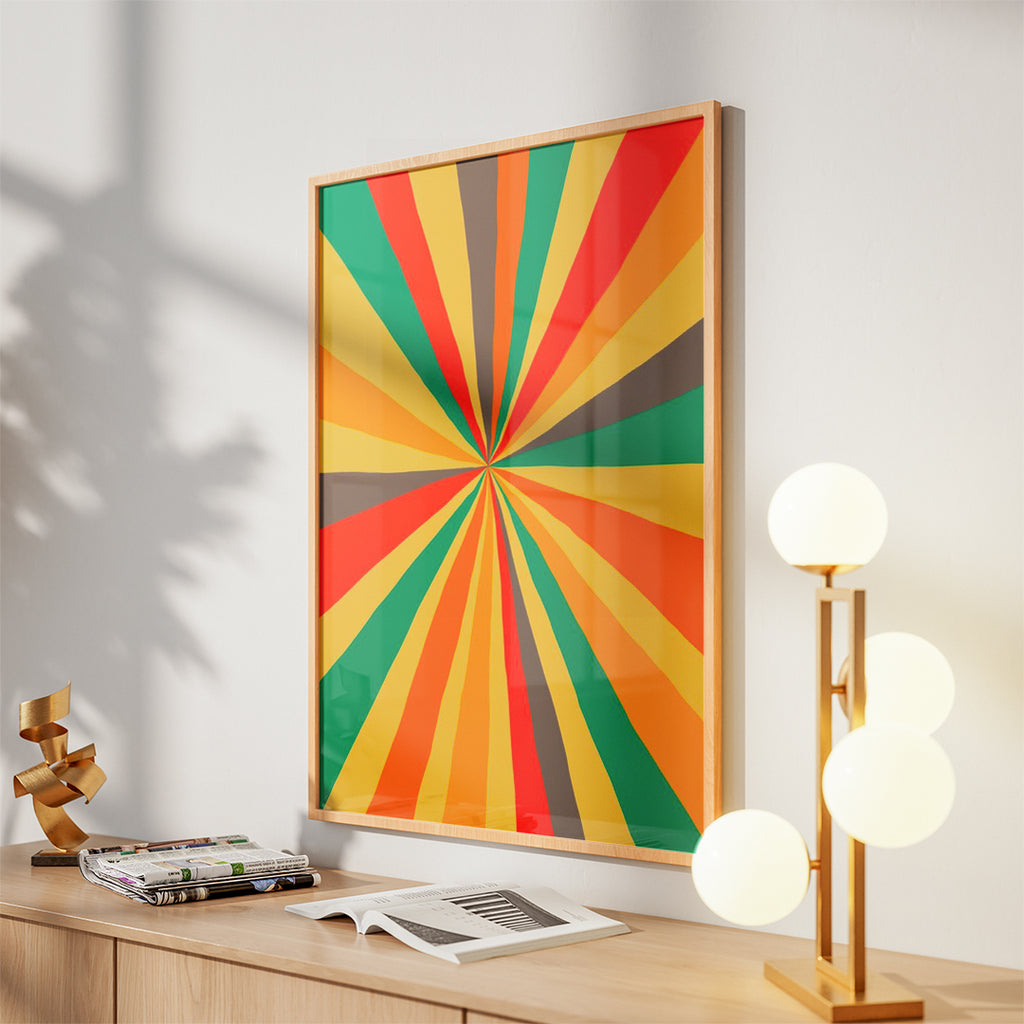 Chromatic Spin – Decorative Wall Visual (MD26)