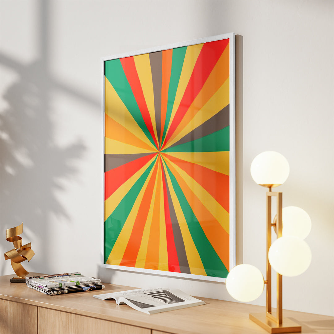 Chromatic Spin – Decorative Wall Visual (MD26)