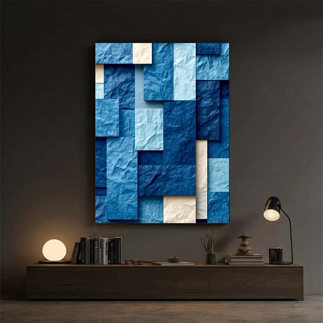 Blue Depths – Modern Art Wall (MD27)