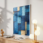 Blue Depths – Modern Art Wall (MD27)