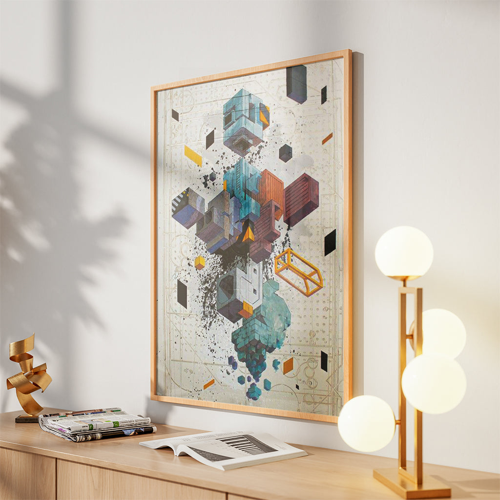 Scattered Harmony – Modern Design Panel (MD28)