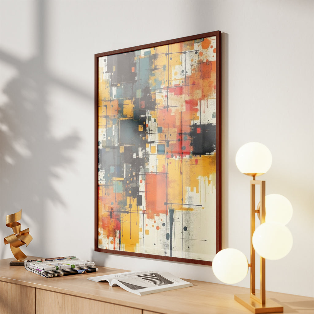 Pixel Drift – Contemporary Wall Frame (MD3)