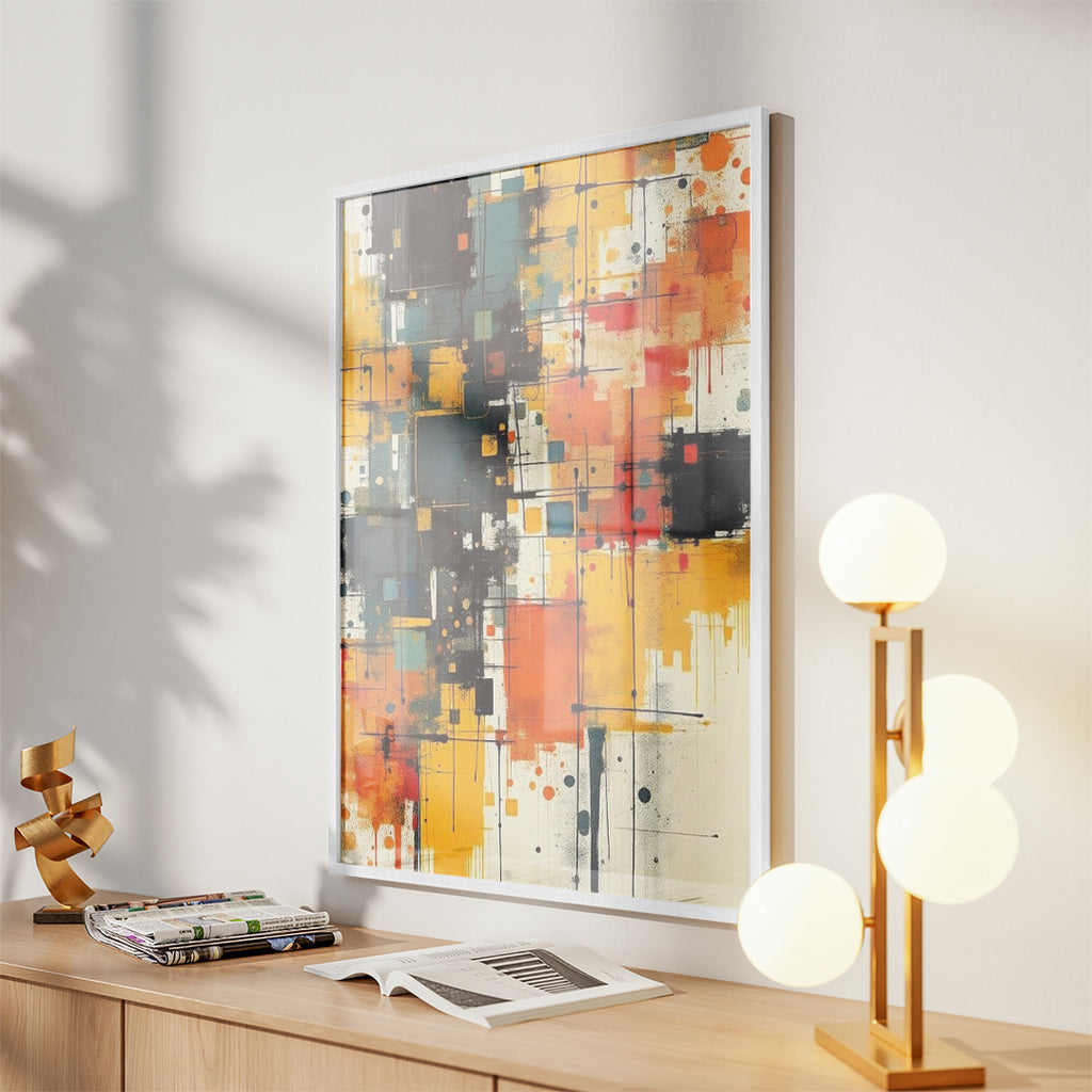 Pixel Drift – Contemporary Wall Frame (MD3)