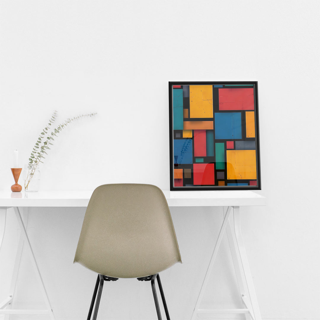 Color Blocks – Modern Art Wall (MD37)