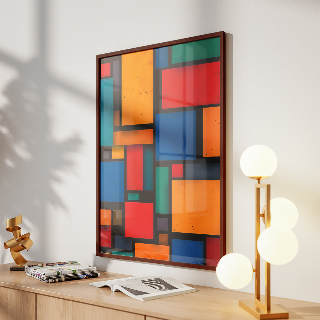 Color Blocks – Modern Art Wall (MD37)